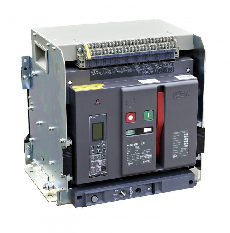 выключатель автоматический воздушный 3п 2500а 80ка ва-732 расцеп. н выкатн. dekraft 27076dek от BTSprom.by