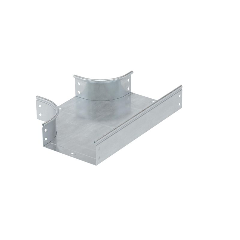 Ответвитель для лотка Т-образ. горизонт. DPT 100х100 в комплекте с крепеж. эл. цинк-ламель DKC 36161KZL фото в каталоге от BTSprom.by
