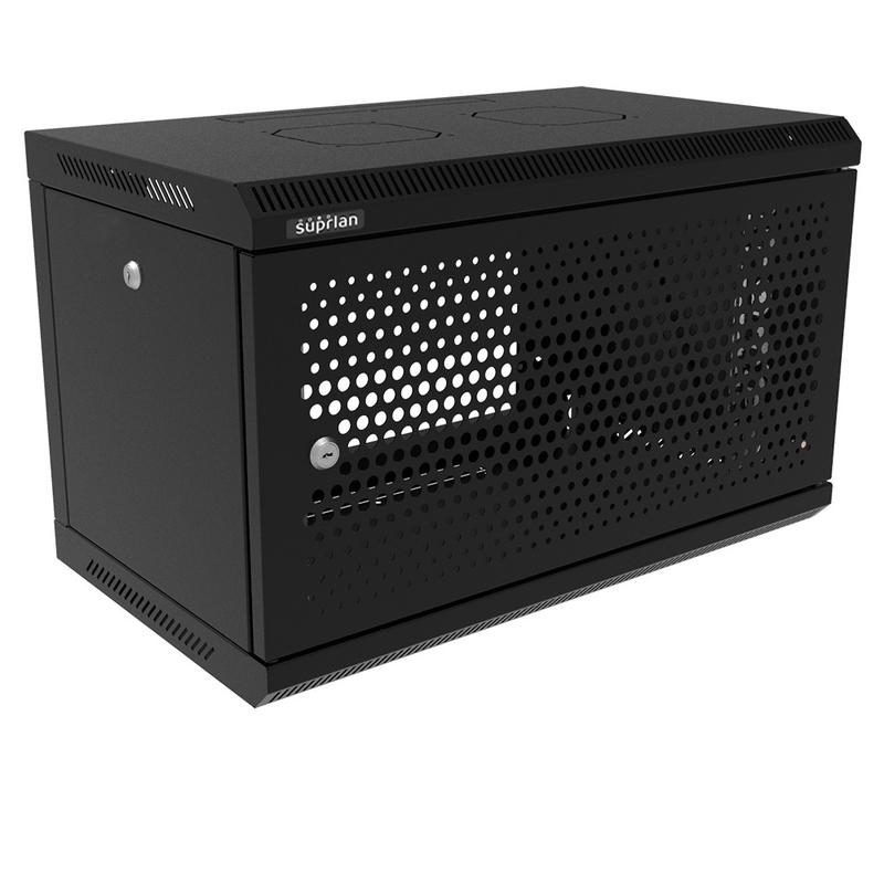 шкаф телекоммуникационный настенный твс-6u-600-350-пр-9005 suprlan 05-2062-b от BTSprom.by