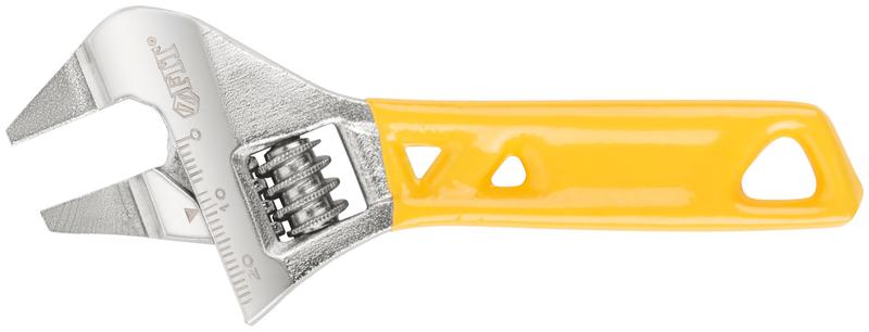 ключ разводной "ультра" crv укороченный обточен. узкие губки шкала экстра увелич. захват 120мм (24мм) fit 70216 от BTSprom.by