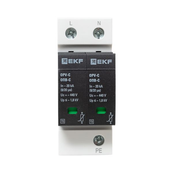  Ограничитель импульсных напряжений ОПВ-C2 PROxima EKF opv-c2 фото в каталоге от BTSprom.by