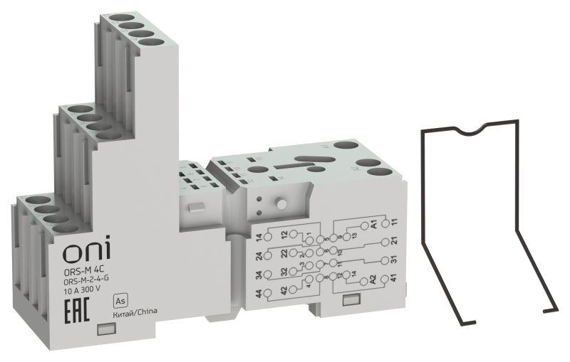 розетка трехъярусная ors-m для реле orm 4c oni ors-m-2-4-g от BTSprom.by