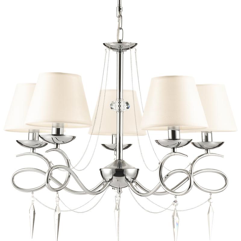  Люстра Haley 5х40Вт E14 IP20 Freya FR2909-PL-05-CH фото в каталоге от BTSprom.by