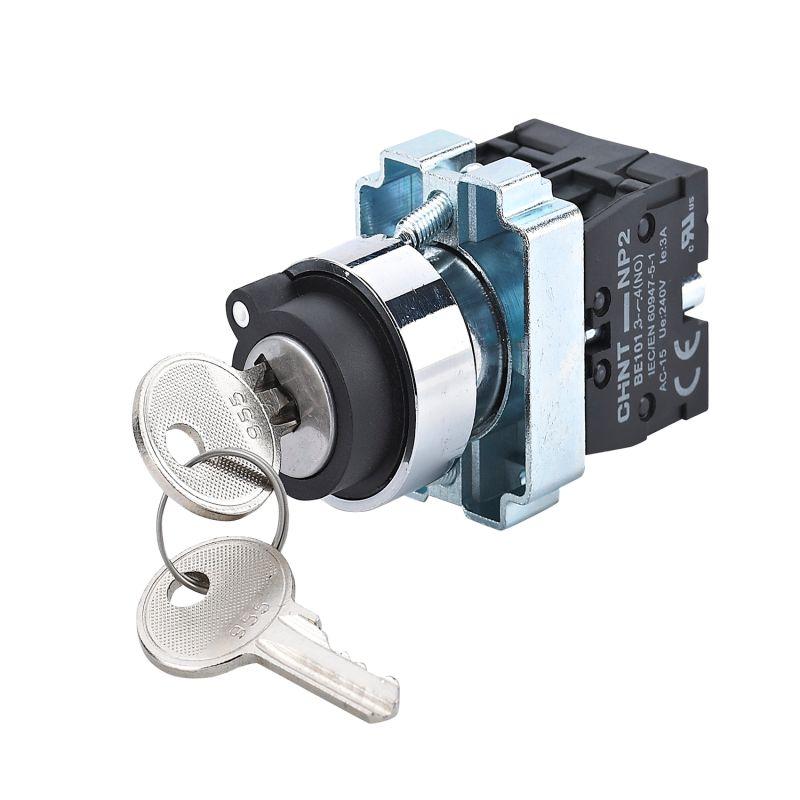 переключатель np2-bg33 3 положения фиксацией 2но ip40 (r) chint 573989 от BTSprom.by