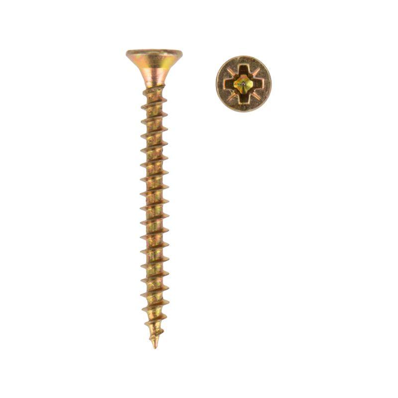  Саморез универсальный 4х35 желт. цинк (уп.50шт) Kranz 1111-0435-4 фото в каталоге от BTSprom.by