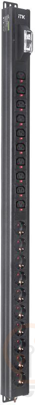 Блок распределения питания BASE PDU PV1101 24U 1ф 16А 10SCHUKO 10C13 без каб. ITK BS-PV70-10D-10C13-11 фото в каталоге от BTSprom.by  Блок распределения питания BASE PDU PV1101 24U 1ф 16А 10SCHUKO 10C13 без каб. ITK BS-PV70-10D-10C13-11 фото в каталоге от BTSprom.by