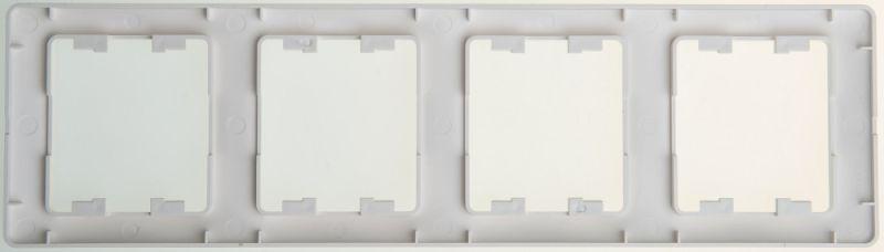  Рамка 4-м Glossa вертикал. перламутр SE GSL000608 фото в каталоге от BTSprom.by