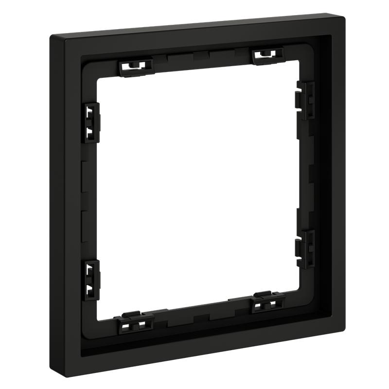  Рамка 1-м S70 пластик. черн. матов. Voltum VLS100108 фото в каталоге от BTSprom.by