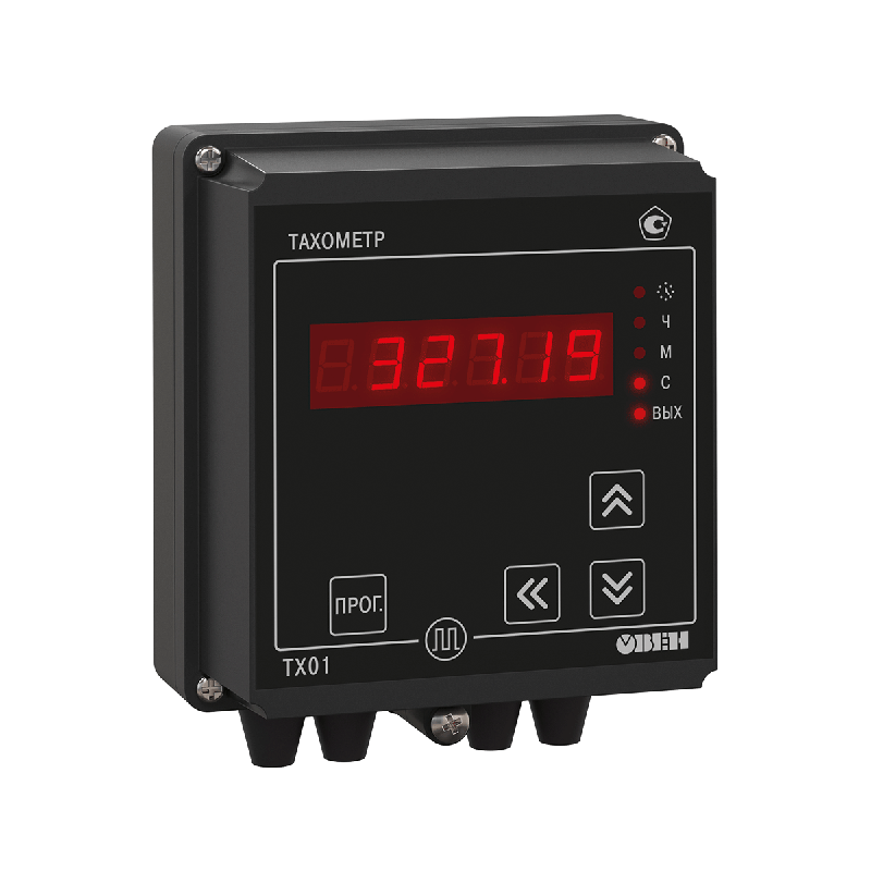 счетчик оборотов (тахометр) тх01-224.н.р-rs м01 овен 65132 от BTSprom.by