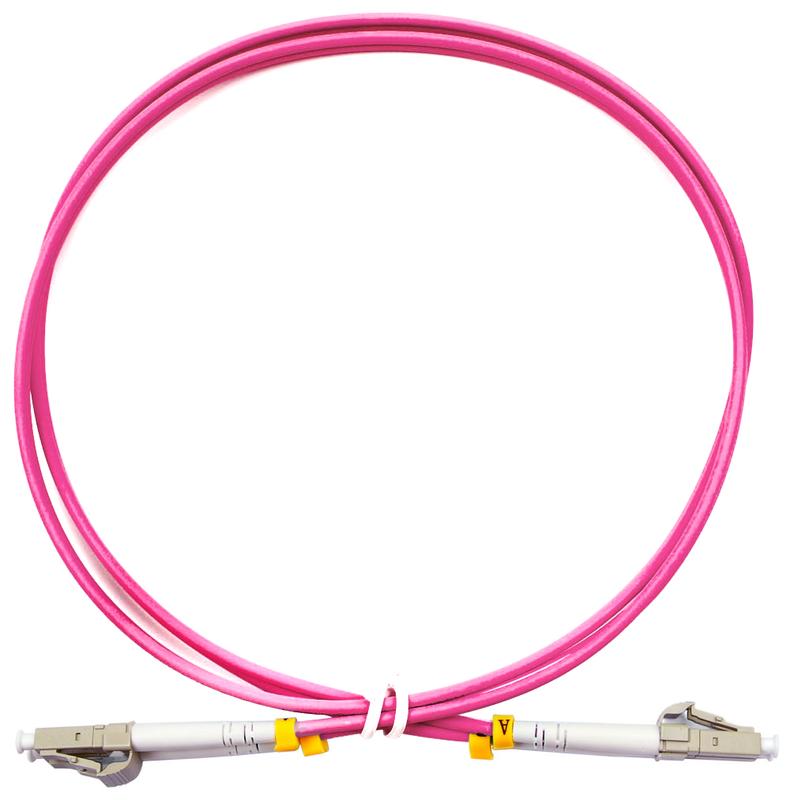 шнур оптический fop-50-om4-lc-lc-1.5m duplex lc-lc 50/125мм om4 1.5м lszh cabeus 9101c от BTSprom.by