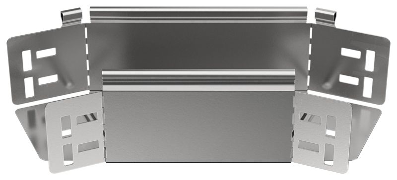 Угол для лотка 45град. 100х80 сталь 0.8мм ESCA 5 IEK ES5-PG-45-080-100-08 от BTSprom.by