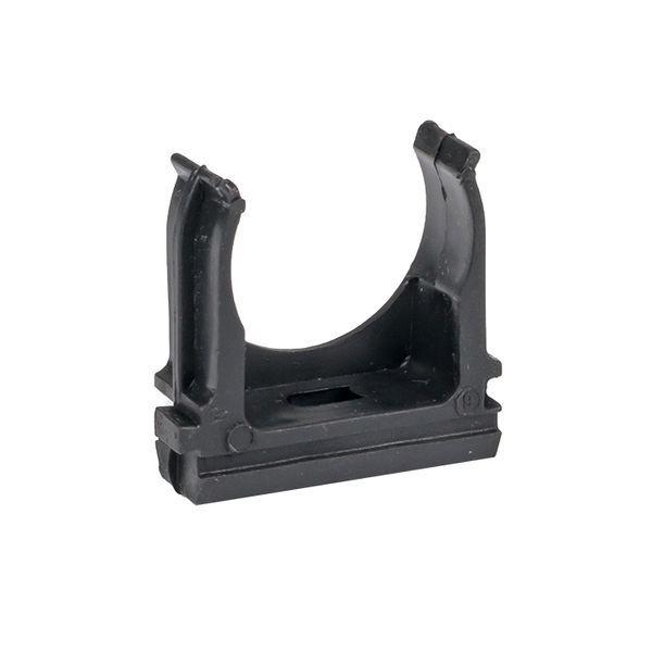держатель для труб (клипса) d25мм черн. (уп.10шт) plast ekf derj-z-25b от BTSprom.by