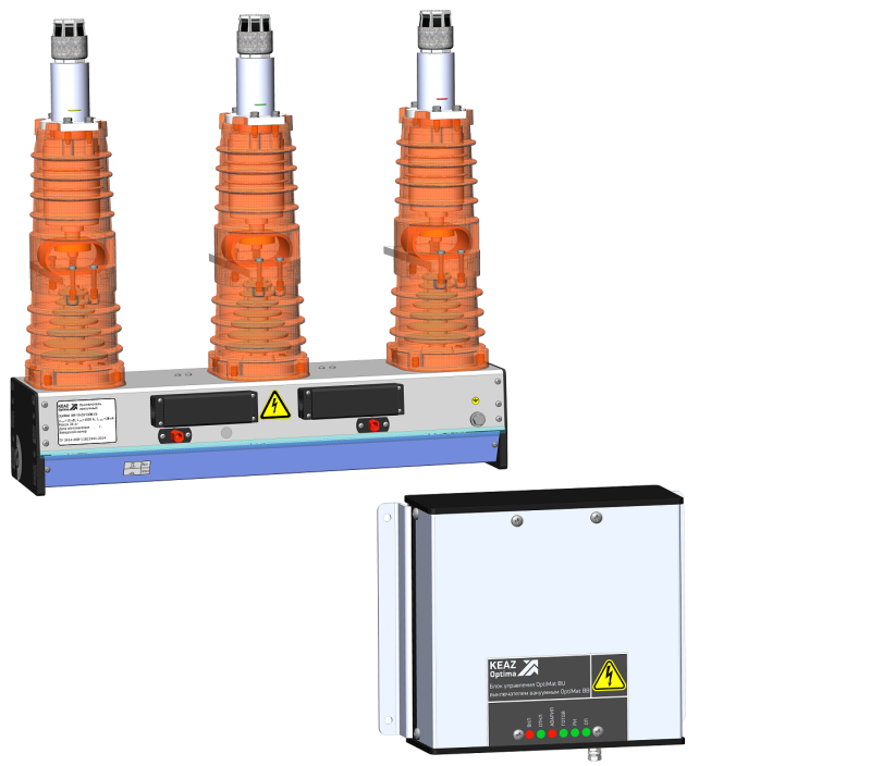 выключатель вакуумный optimat bb-10-20/1000-у2-330 с блоком управления optimat bu-41-у2 кэаз 278764 от BTSprom.by