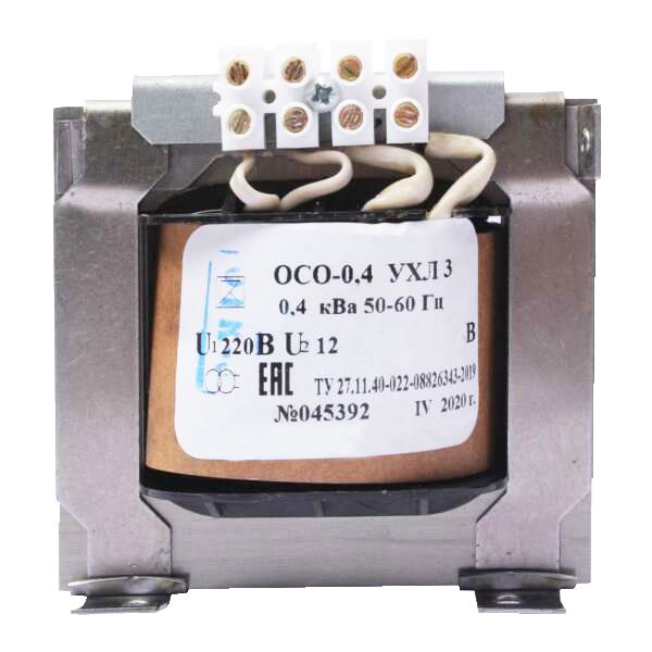 трансформатор осо-0.4 ухл3 220/12. ip00 электротехник et561502 от BTSprom.by