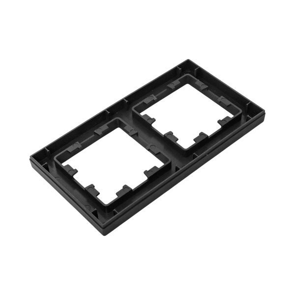  Рамка 2-м Эпика пластик черн. EKF UP1-FPB-02 фото в каталоге от BTSprom.by