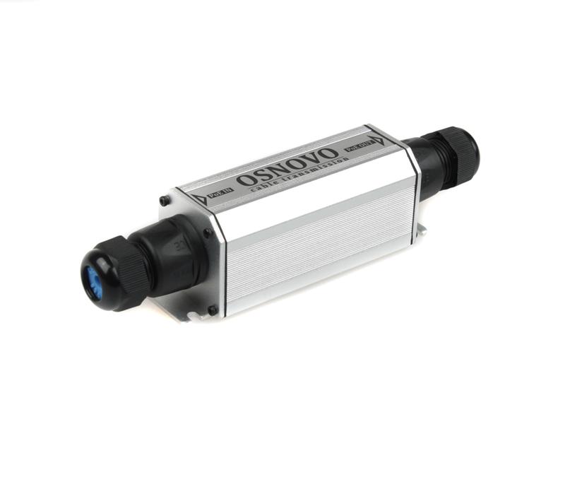 удлинитель уличный poe e-poe/1w 10m/100m fast ethernet до 500м osnovo 13916 от BTSprom.by