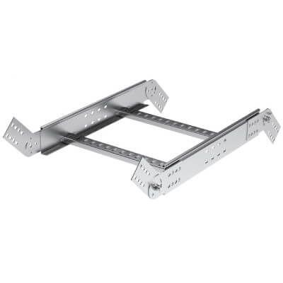 угол вертикальный шарнирный 100х600 лонжерон 1.5мм в компл. с крепежн. элемент. и соед. пластинами dkc lie1006k от BTSprom.by