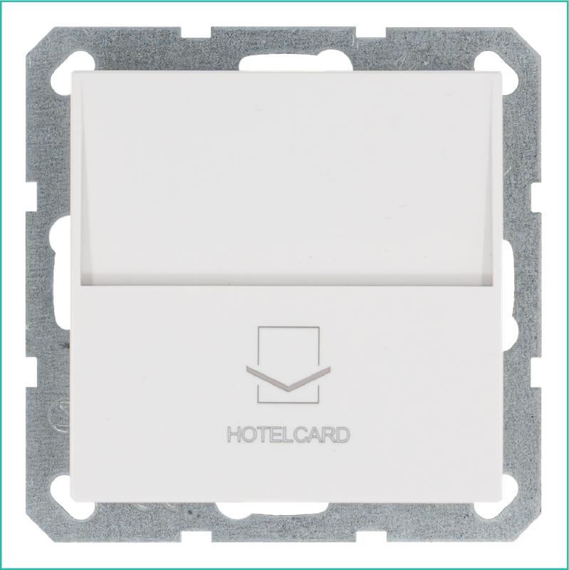 выключатель карточный 10а ip20 отельный механизм бел. глянцевый jasmart g6209w от BTSprom.by