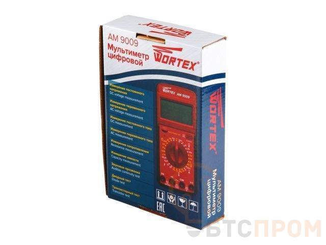  Мультиметр цифровой WORTEX AM 9009 фото в каталоге от BTSprom.by