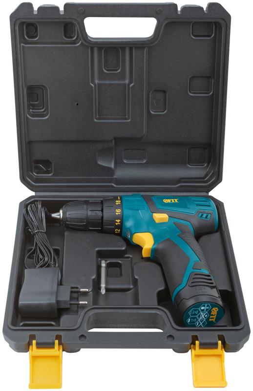  Дрель-шуруповерт аккумуляторная 12В 0-350/1100об/мин 20Нм 2 (Li-Ion) 1.3А.ч FIT 80181 фото в каталоге от BTSprom.by