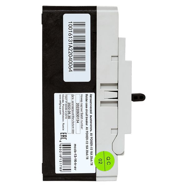  Выключатель автоматический 3п 16А 35кА AV POWER-1/3 TR AVERES EKF mccb-13-16-TR-av фото в каталоге от BTSprom.by