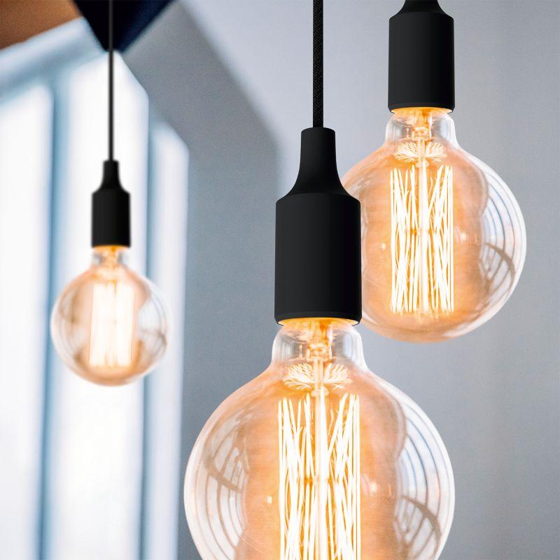  Светильник Decor E27 IP20 200-240В 1м подвесной черн. GAUSS PL011 фото в каталоге от BTSprom.by