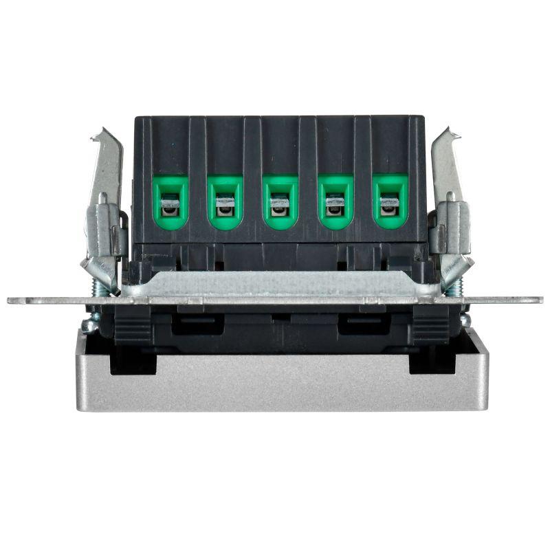  Кнопка звонка BRITE 10А ВС10-1-9-БрА для отелей с индик. механизм алюм. IEK BR-V14-2-10-K47 фото в каталоге от BTSprom.by