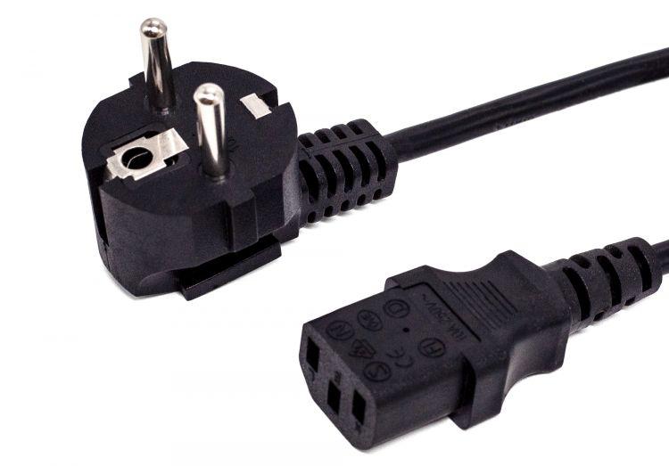 кабель питания cee 7/7 - c13 3х0.75 220в 10а 2200вт 5м черн. filum fl-pc10-eu-c13-5m от BTSprom.by