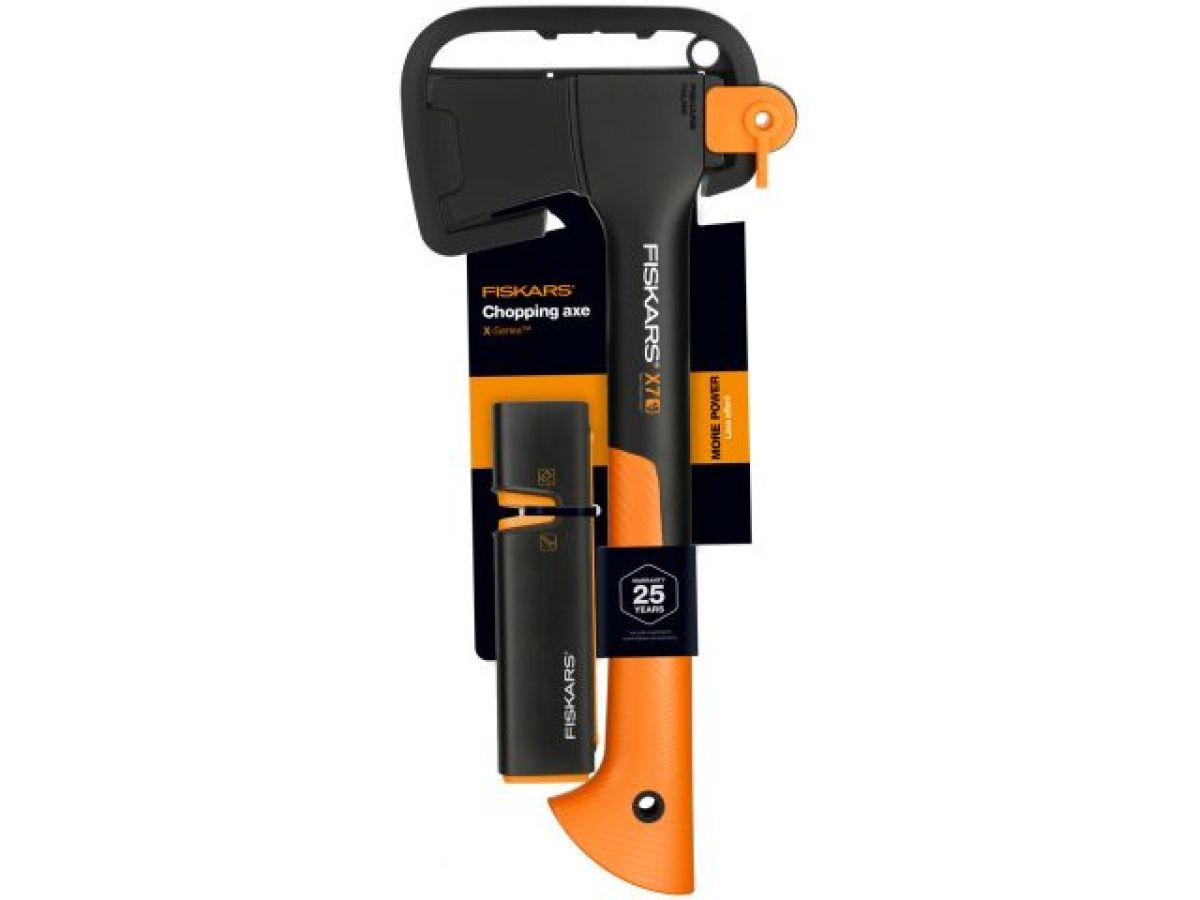 топор универсальный x7 fiskars + точилка (комплект) 1020183 от BTSprom.by