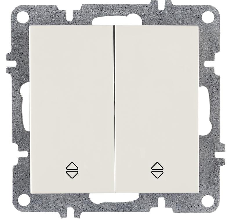 выключатель проходной 2-кл. lavin/karen механизм бел. arvia 50 01 1000 211 от BTSprom.by