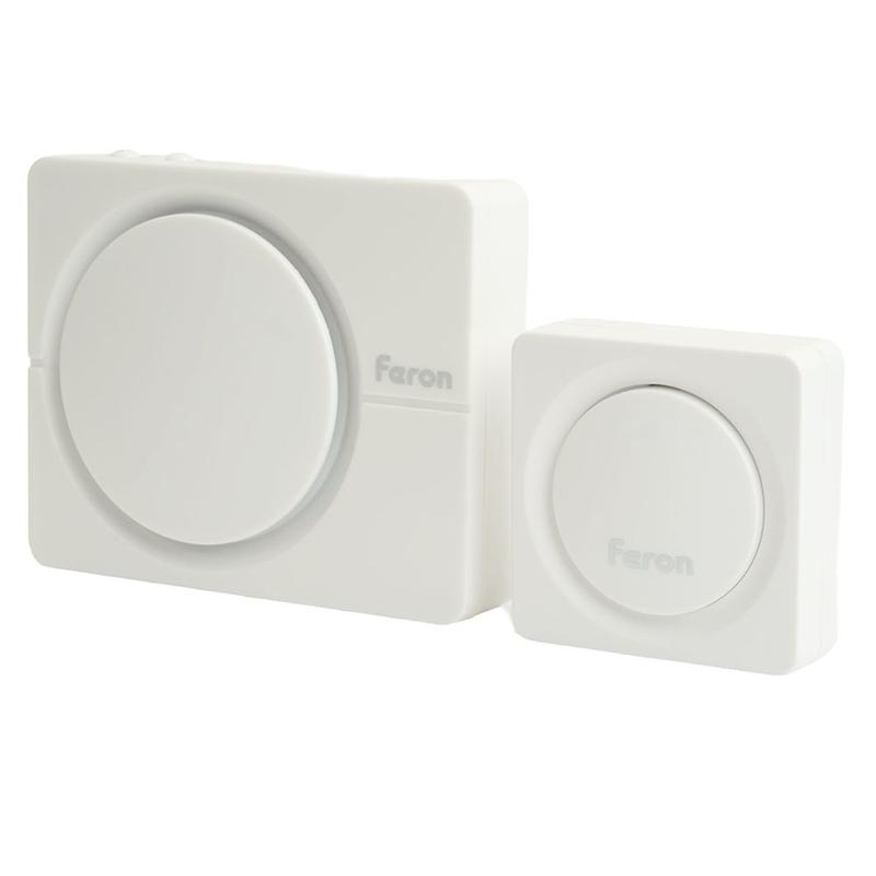 звонок электрический дверной (38 мелодий) бел. e-382 feron 48922 от BTSprom.by