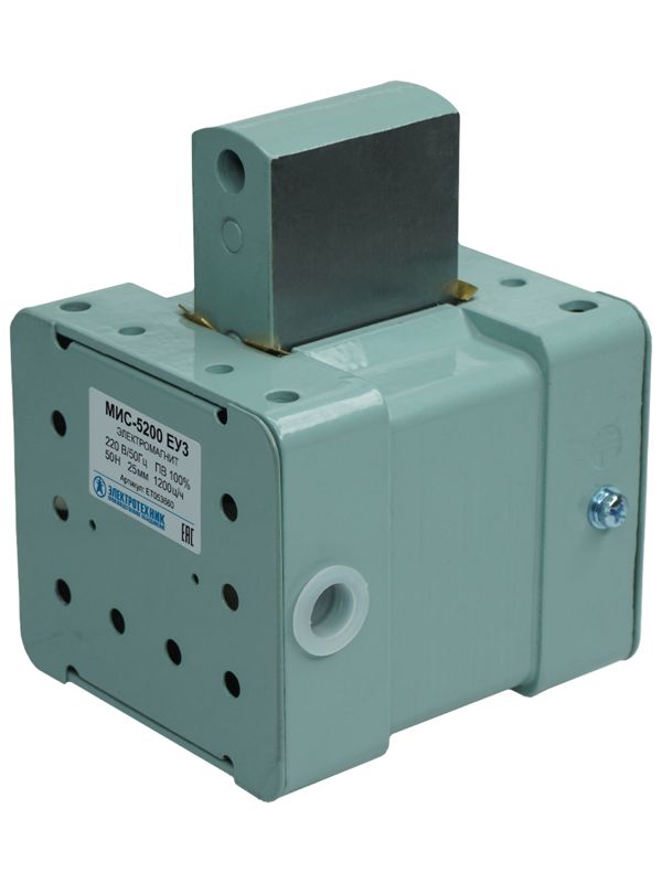 электромагнит мис-5200 му3 220в толкающее исп. пв 100% ip20 с гибкими выводами электротехник et053660 от BTSprom.by