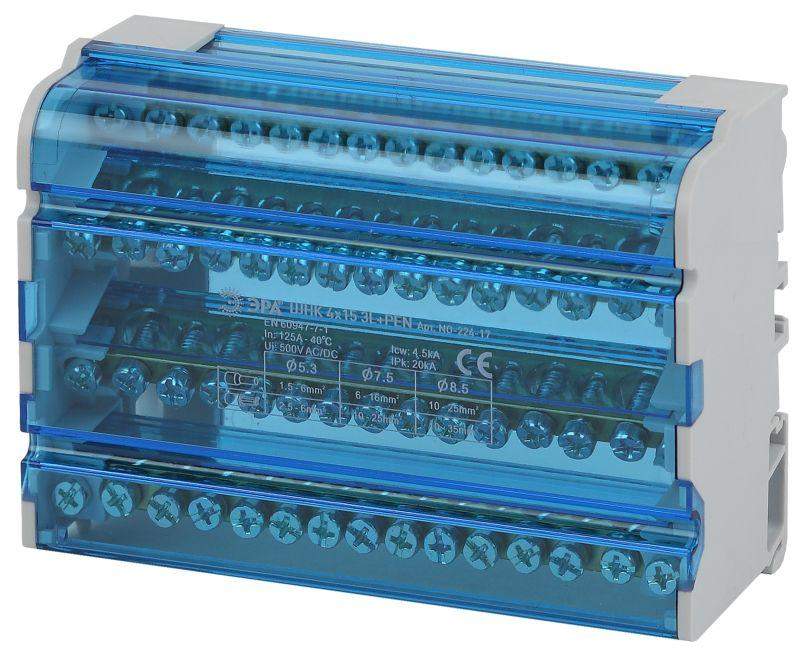 шины на din-рейку в корпусе (кросс-модуль) шнк 4х15 3l+pen no-224-17 эра б0043935 от BTSprom.by