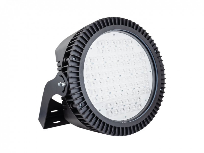 светильник светодиодный zevs pro glass 500/64000 к40 500вт 4000к ip66 64000лм 0.95pf 70ra кп<1 лира diora dzprog500k40-4k-l от BTSprom.by