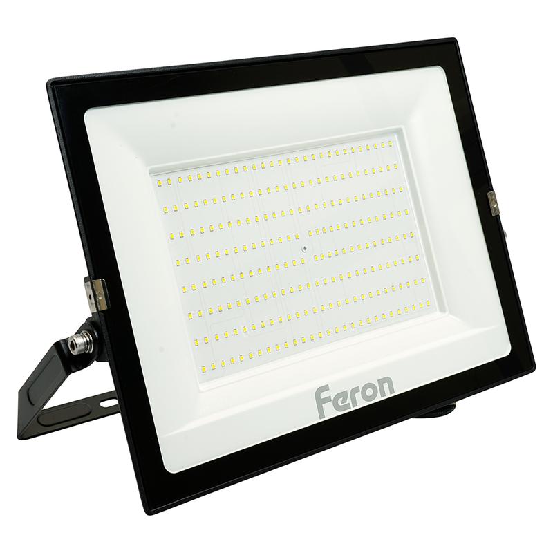 прожектор светодиодный 2835 smd 200вт 4000к ip65 ac230в/50гц черн. ll-924 feron 48110 от BTSprom.by