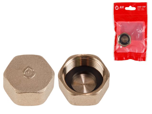 заглушка 3/4" вн. с прокладкой, av engineering (инд. упак.) ave310003 от BTSprom.by