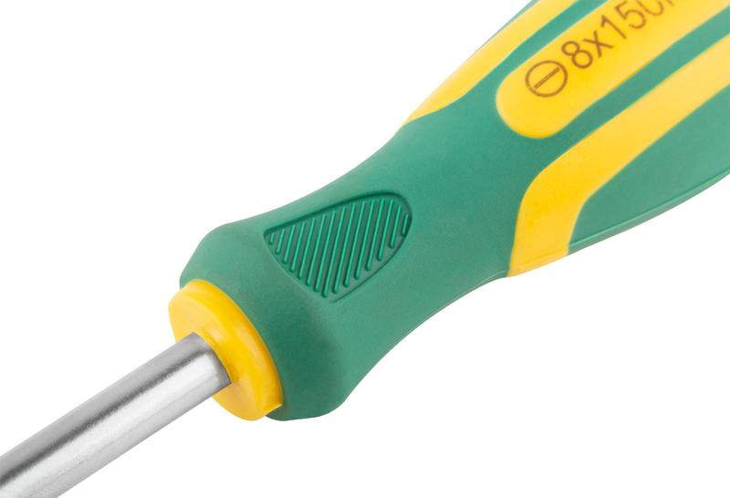  Отвертка "Контур" CrV сталь прорезиненная ручка 8х150мм SL FIT 55208 фото в каталоге от BTSprom.by