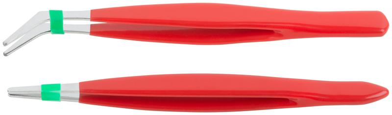  Набор пинцетов 2шт с ПВХ ручкой FIT 67435 фото в каталоге от BTSprom.by