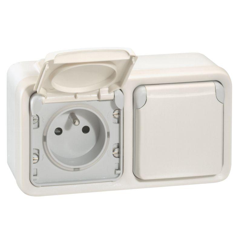 коробка установочная оп 2-м plexo горизонт. бел. leg 069690 от BTSprom.by