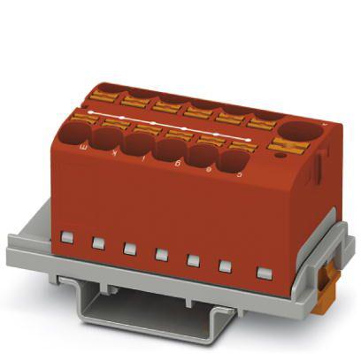 блок распределительный ptfix 10/12х4-ns35 rd phoenix contact 3273618 от BTSprom.by