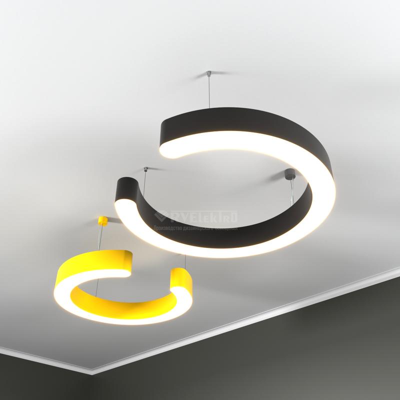 светильник светодиодный rve-lbx-dios-700-p 45вт 4000к 700х653х100мм подвесной шир. рассеив.=80мм бел. rvelektro rve00000765 от BTSprom.by