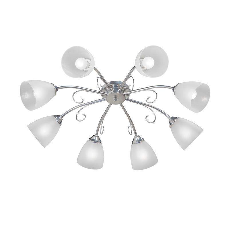  Люстра V3819/8PL 8xE14 макс. 40Вт плафон ПП Vitaluce V3819/8PL фото в каталоге от BTSprom.by