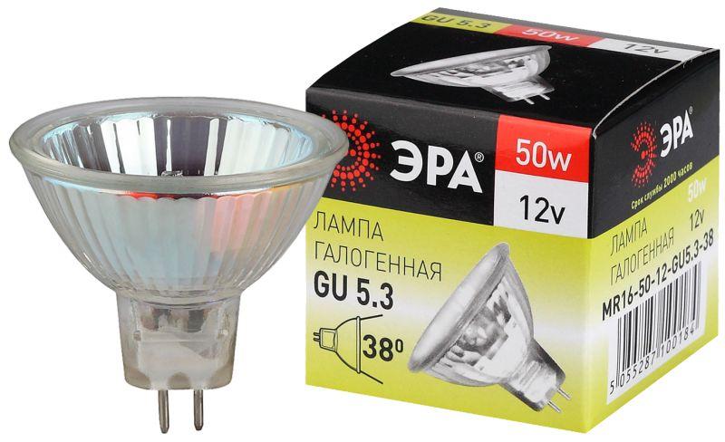 лампа галогенная gu5.3-mr16-50w-12v-cl эра c0027358 от BTSprom.by