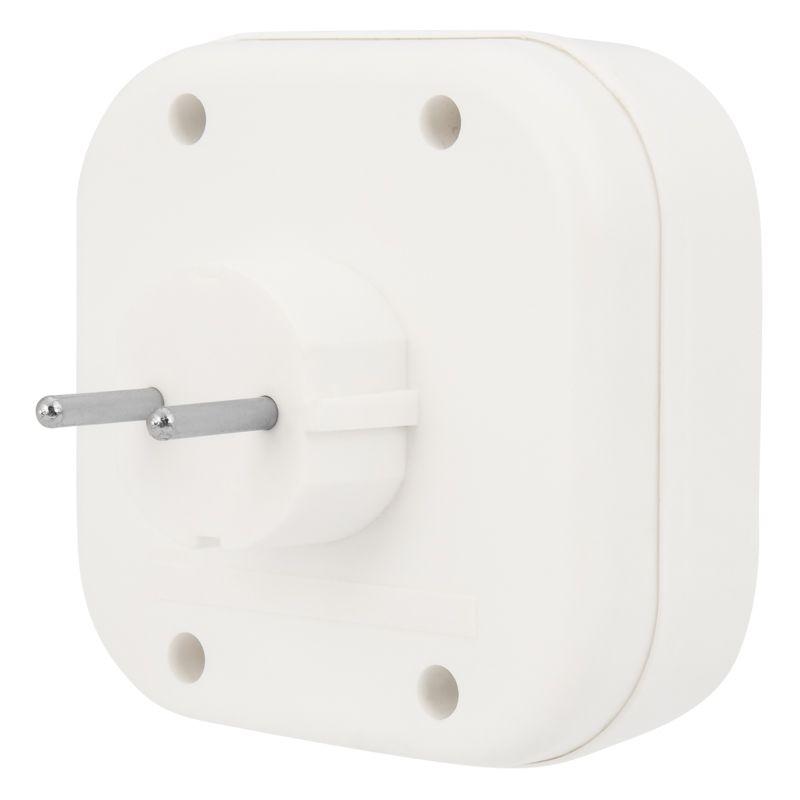  Разветвитель 4-м без заземл. 6-10А бел. Rexant 11-1072 фото в каталоге от BTSprom.by