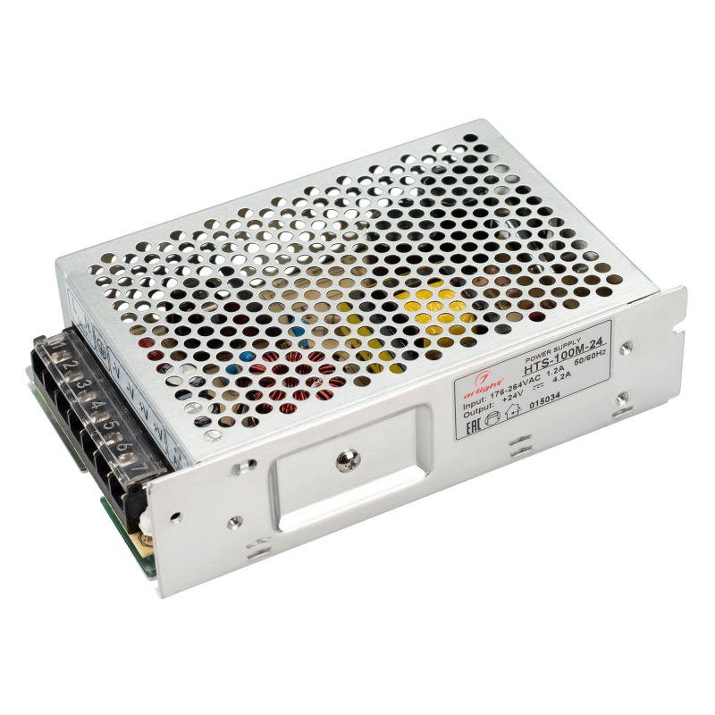 блок питания hts-100m-24 24в 4.2а 100вт ip20 сетка 3 года arlight 015034 от BTSprom.by