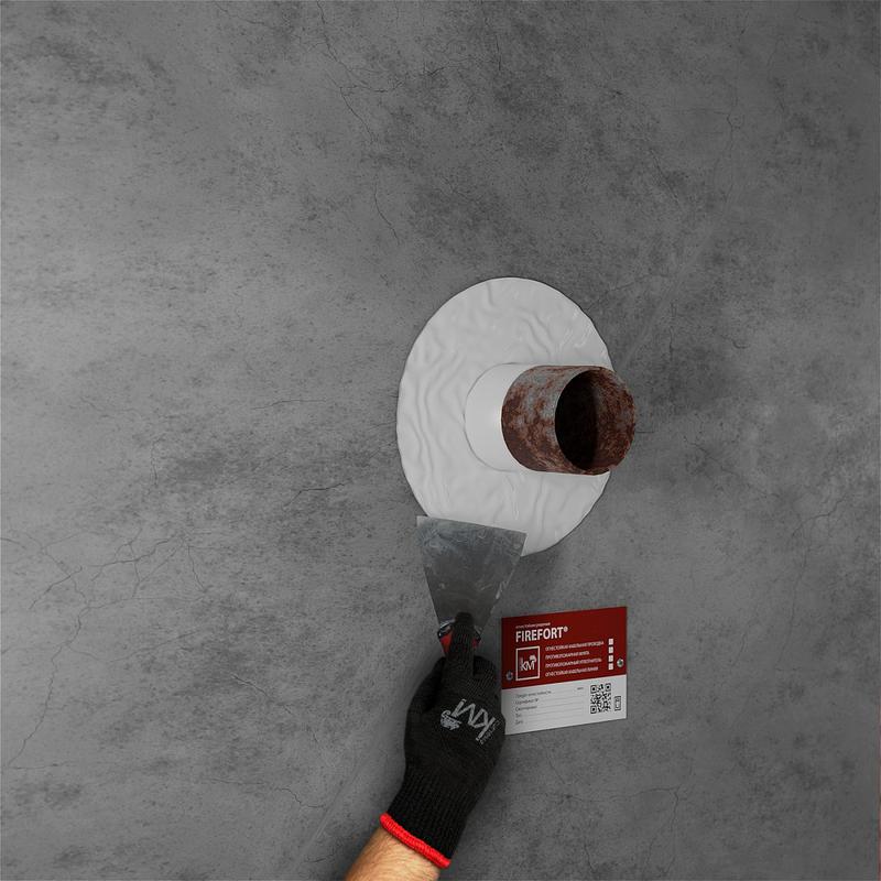  Герметик огнестойкий монтажный акриловый EI240 FIREFORT (ведро 3кг) KM-FF-G-3000 КМ LO53706 фото в каталоге от BTSprom.by