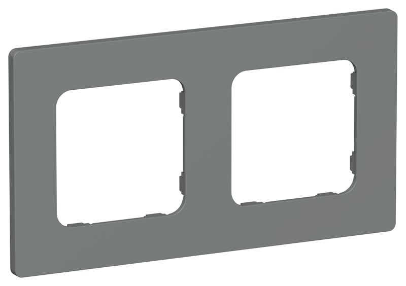 рамка 2-м сп flite ру-2-к-флма мокрый асфальт iek fi-m22-32-20-k80 от BTSprom.by