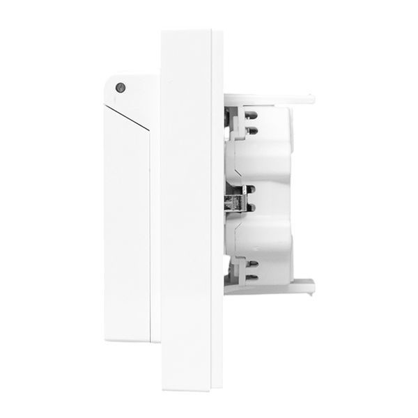  Розетка 2-м СП Эпика 16А IP44 с заземл. защ. шторки с рамкой с крышками механизм бел. EKF UP1-SOW-211-44 фото в каталоге от BTSprom.by