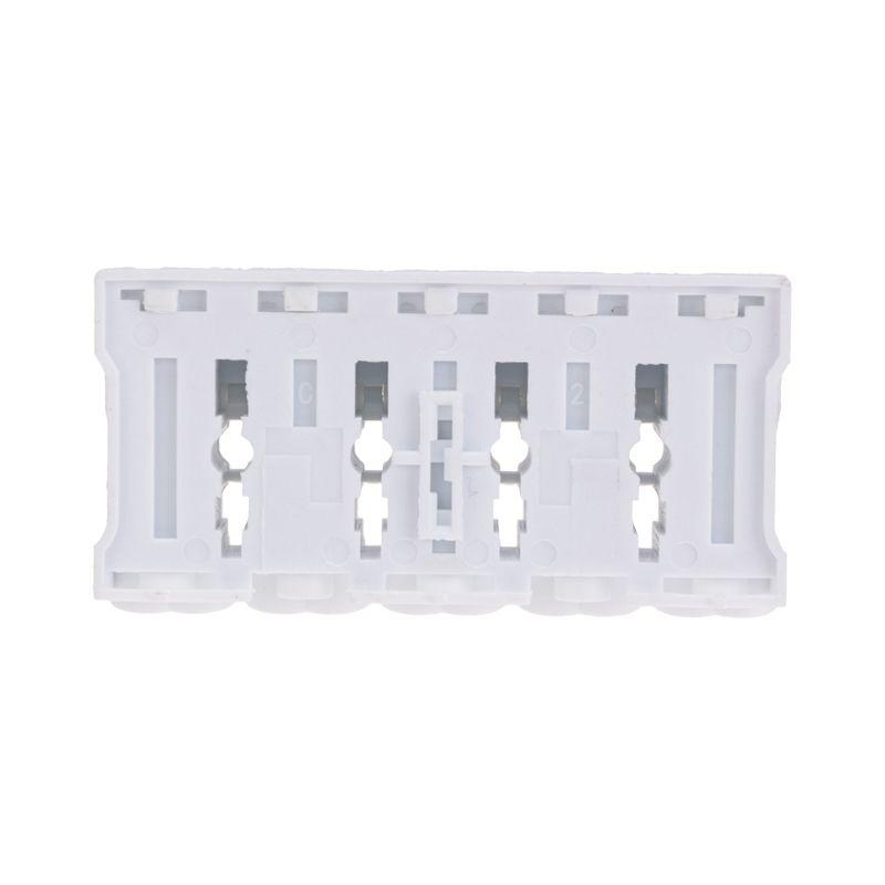  Клемма пружинная соединительная КСП 5-полюсная с монтажными ножками (уп.50шт) Rexant 07-6217-1 фото в каталоге от BTSprom.by