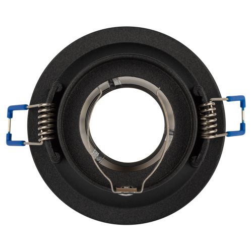  Светильник декоративный KL103 BK/GD MR16 GU5.3 встраив. черн. золото ЭРА Б0056357 фото в каталоге от BTSprom.by